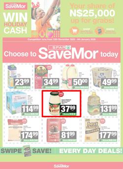 SPAR SaveMor Namibia (08 December - 28 December 2025), page 1