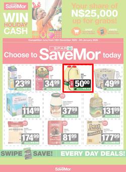 SPAR SaveMor Namibia (08 December - 28 December 2025), page 1