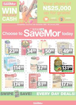 SPAR SaveMor Namibia (08 December - 28 December 2025), page 1