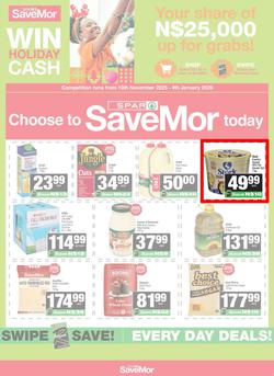 SPAR SaveMor Namibia (08 December - 28 December 2025), page 1