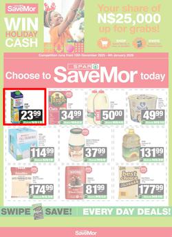 SPAR SaveMor Namibia (08 December - 28 December 2025), page 1