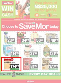 SPAR SaveMor Namibia (08 December - 28 December 2025), page 1