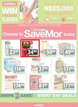 SPAR SaveMor Namibia (08 December - 28 December 2025), page 1