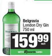 Belgravia London Dry Gin-750ml Each