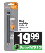 Spar Goodliving HB Pencil Combo Set