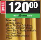 Bruce Jack Chenin Blanc, Sauvignon Blush, Sauvignon Blanc Or Bumble Bee Moscato-For Any 2 x 750ml