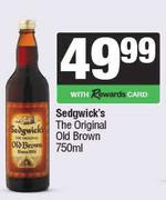 Sedgwick's The Original Old Brown-750ml