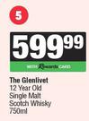 The Glenlivet 12 Year Old Single Malt Scotch Whisky-750ml