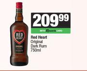 Red Heart Original Dark Rum-750ml