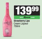 Strawberry Lips Cream Liqueur-750ml