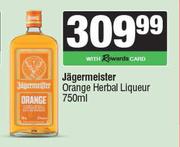 Jagermeister Orange Herbal Liqueur-750ml