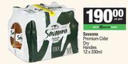 Savanna Premium Cider Dry Handies-12 x 330ml Per Pack