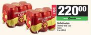 Buffelsfontein Brandy & Kola Cans-For 2 x 6 x 440ml