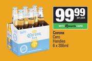 Corona Cero Handies-6 x 355ml Per Pack