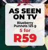 Blueberry Punnets-For 5 x 125g