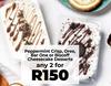 Peppermint Crisp, Oreo, Barone Or Biscoff Cheese Cake Desserts-For 2