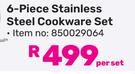 Tissolli 6-Piece Stainless Steel Cookware Set 850029064-Per Set