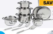 Tissolli 15 Piece Stainless Steel Cookware Set (725339)-Per Set
