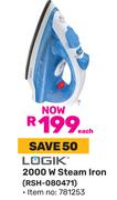 Logik 2000W Steam Iron RSH-080471