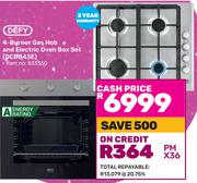Defy 4 Burner Gas Hob & Electric Oven Box Set DCB843E (833350)