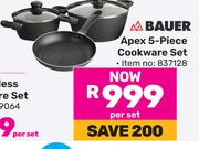 Bauer Apex 5 Piece Cookware Set (837128)-Per Set