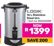 Logik 16L Stainless Steel Urn (850036989)