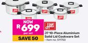 Hart J7 10 Piece Aluninum Solid Lid Cookware Set (511750)-Per Set