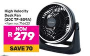 Logik High Velocity Desk Fan 20C TF-809A (716623)