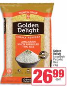 Golden Delight Long Grain Parboiled Rice-2Kg Each