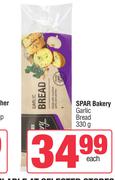 Spar Bakery Garlic Bread-330g Each