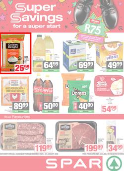 SPAR & SUPERSPAR Eastern Cape (Town) : Super Savings (29 December 2025 - 04 January 2026), page 1