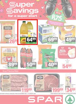 SPAR & SUPERSPAR Eastern Cape (Town) : Super Savings (29 December 2025 - 04 January 2026), page 1