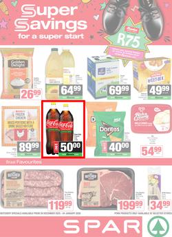 SPAR & SUPERSPAR Eastern Cape (Town) : Super Savings (29 December 2025 - 04 January 2026), page 1