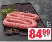 Beef Braai Wors-Per Kg