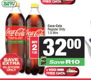 Coca Cola Regular Only-For 2 x 1.5L