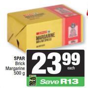 Spar Brick Margarine-500g Each