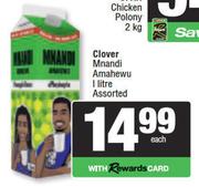 Clover Mnandi Amahewu Assorted-1L Each