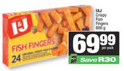 I&J Crispy Fish Fingers-600g Per Pack