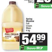 Spring Meadow Full Cream Maas-4Kg Each
