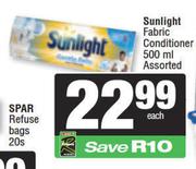 Sunlight Fabric Conditioner Assorted-500ml Each
