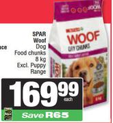 Spar Woof Dog Food Chunks-8Kg Each