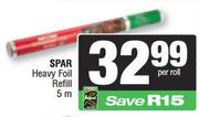 Spar Heavy Foil Refill 5m-Per Roll