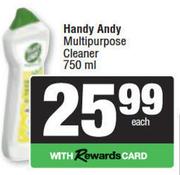 Handy Andy Multipurpose Cleaner-750ml Each