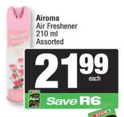 Airoma Air Freshener Assorted-210ml Each