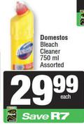 Domestos Bleach Cleaner Assorted-750ml Each
