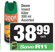 Doom Insect Killer Assorted-300ml Each