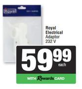 Royal Electrical Adaptor 232V-Each
