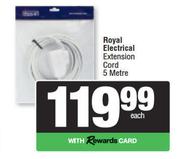 Royal Electrical Extension Cord 5m-Each