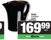 Royal Cordless Kettle-Each