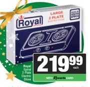 Royal Spiral 2 Plate Electric Stove-Each